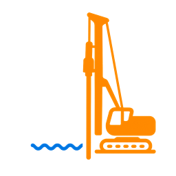 Advanced hydraulic and conventional piling rigs used by Future Pile Foundation in foundation engineering